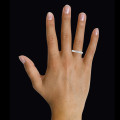 0.54 carat diamond eternity ring in white gold