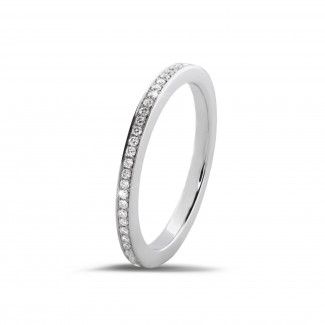 0.22 carat diamond eternity ring (full set) in platinum