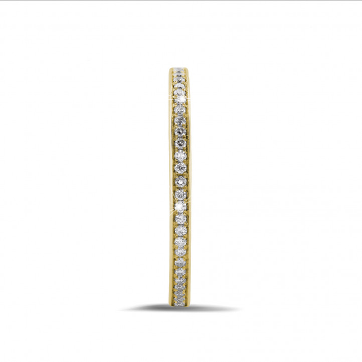 0.22 carat diamond eternity ring (full set) in yellow gold