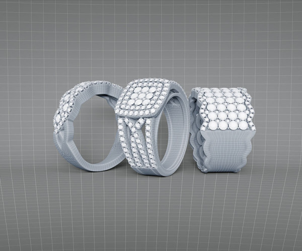 3D printing of diamond jewellery