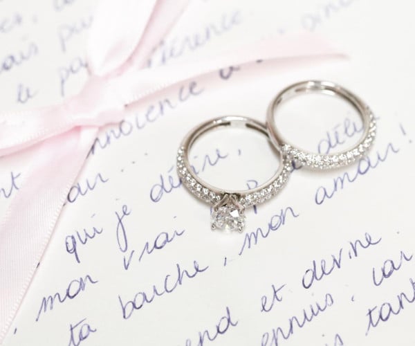 Diamond wedding rings BAUNAT