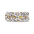 One of a kind - 25.63 carat gradient bracelet in yellow and white gold