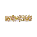 One of a kind - 15.90 carat gradient bracelet in yellow and white gold
