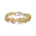 One of a kind - 15.90 carat gradient bracelet in yellow and white gold
