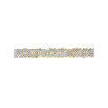 One of a kind - 37.61 carat bracelet in white and yellow gold