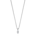 0.15 carat solitaire pendant with a Marquise cut diamond in white gold