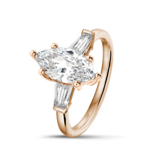 18 Kt red gold