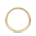 0.22 carat half-set eternity ring in yellow gold - matches with specific rings from the BAUNAT Iconic collection