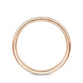 0.43 carat full-set eternity ring in red gold - matches with specific rings from the BAUNAT Iconic collection