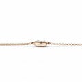 0.70 carat diamond satellite bracelet in red gold