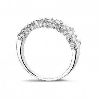 Ladies wedding rings - 1.20 carat diamond eternity ring in white gold