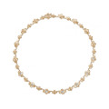 Exclusive BAUNAT stock sale (no 30 day return) - 0.45 carat diamond design floral necklace in red gold