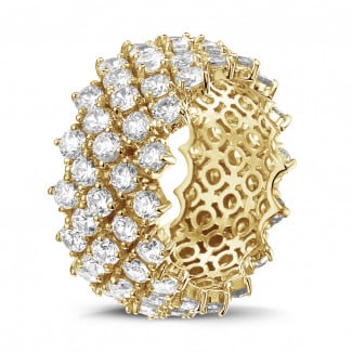 Rings - Ring in yellow gold with fishtail design