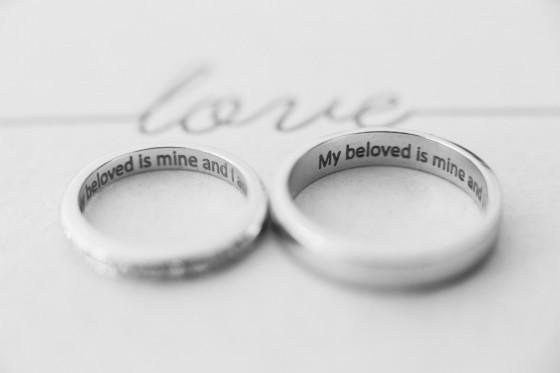 Personalized wedding rings