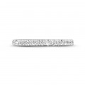 0.55 carat eternity ring (full set) in platinum with round diamonds