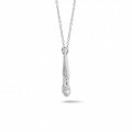 0.45 carat diamond necklace in platinum