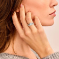 Anello solitario con diamante da 1,25 carati in oro giallo
