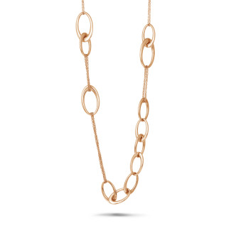 Vendita esclusiva BAUNAT (senza diritto di restituzione entro 30 giorni) - Collana classica a catena in oro rosso