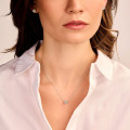 Pendente solitario da 1,00 carati in oro giallo con diamante rotondo