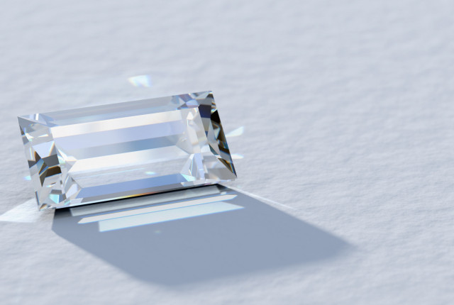 Anello personalizzato con diamante taglio baguette Trova il tuo anello personalizzato con un diamante taglio baguette da BAUNAT.