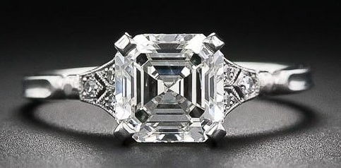 Anello di fidanzamento Art Déco