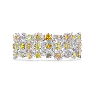 Alta gioielleria - Unico - Bracciale 37,61 carati in oro bianco e giallo