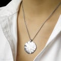 Vendita esclusiva BAUNAT (senza diritto di restituzione entro 30 giorni) - Pendente con diamante da 0,46 carati in oro bianco