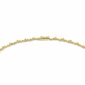 Collana da 7,00 carati in oro giallo con diamanti rotondi e marquise