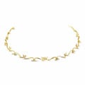 Collana con diamante da 3,65 carati in oro giallo