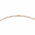 Collana da 7,00 carati in oro rosso con diamanti rotondi e marquise