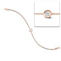 Bracciale satellite con diamanti da 0,50 carati in oro rosso