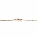 Bracciale satellite con diamanti da 0,50 carati in oro rosso