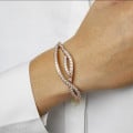 Bracciale con diamanti da 2,43 carati in oro rosso