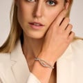 Bracciale con diamanti da 2,43 carati in oro rosso