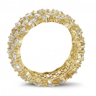 Anelli - Anello in oro giallo con design a coda di pesce