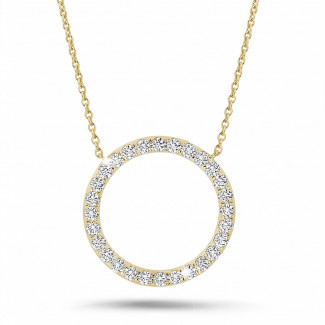 Collane - Collana eternity con diamanti da 0,54 carati in oro giallo