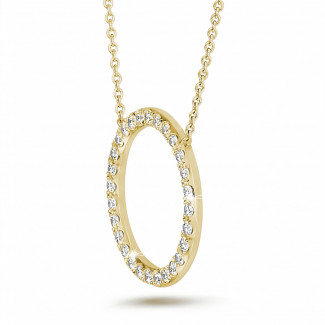 Collane - Collana eternity con diamanti da 0,54 carati in oro giallo