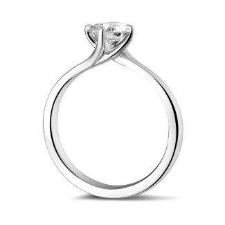 Anelli di fidanzamento in oro - Anello solitario con diamante da 1,00 carati in oro bianco