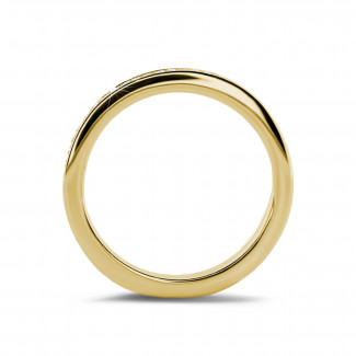 Matrimonio - Anello eternity con diamanti da 0,22 carati (set completo) in oro giallo