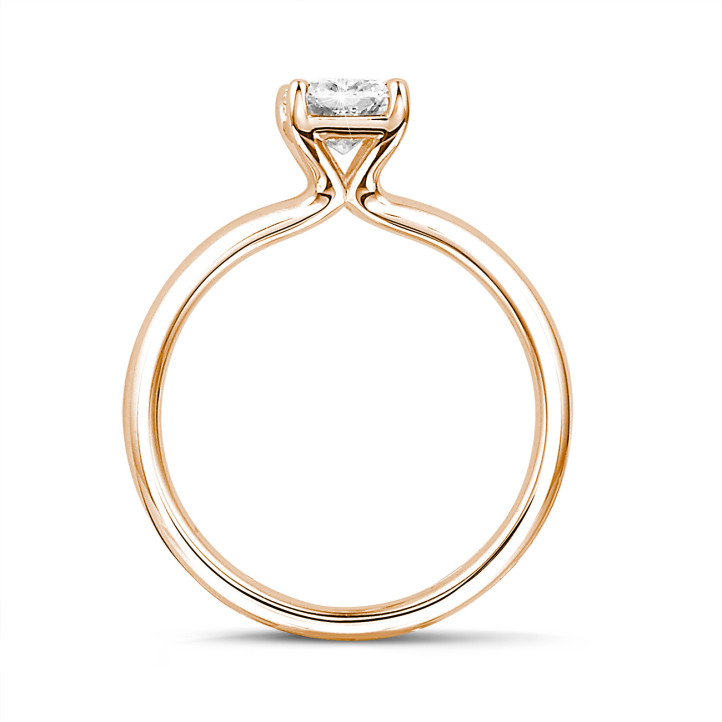 2.00캐럿 솔리테어 링, 00캐럿 레드 골드 컷 다이아몬드 세팅