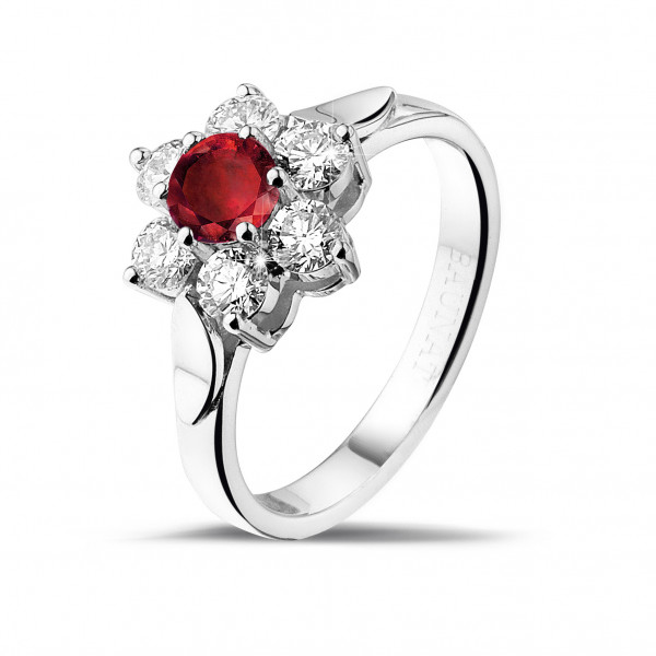 Engagement ring red