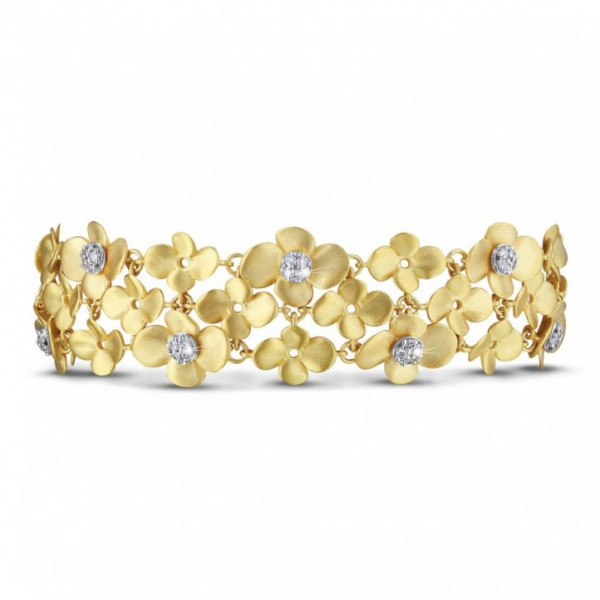 BAUNAT bracelet with floral design, ideal as a first wedding anniversary gift