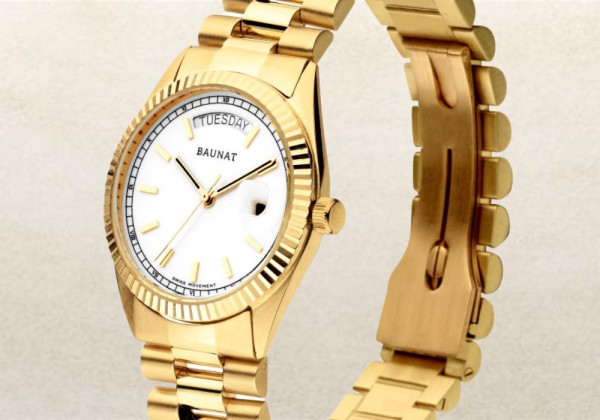 Italian watch in gold