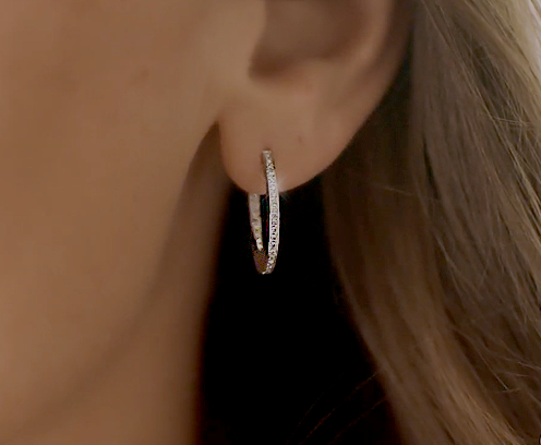 orecchini a cerchio