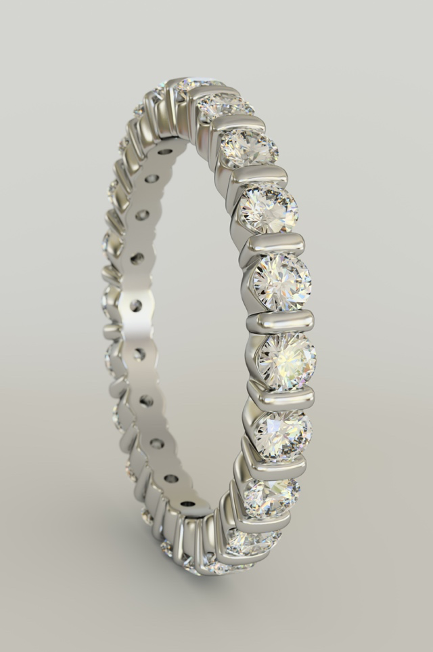 Anello con montatura a barra – BAUNAT