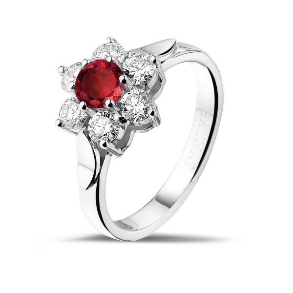 Anello di fidanzamento rosso