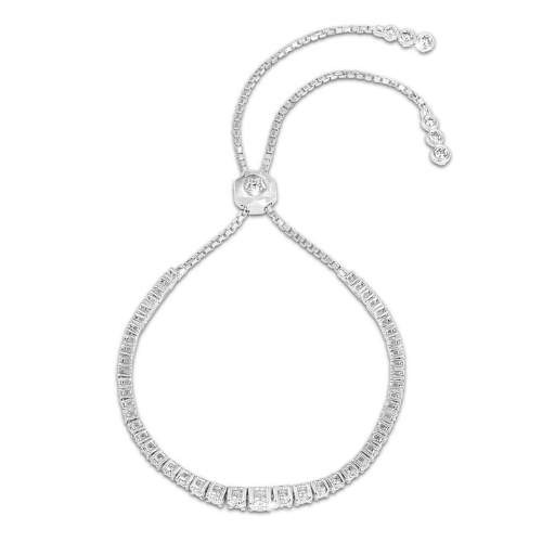 Diamond Bracelet - Diamond bracelet in white gold by BAUNAT