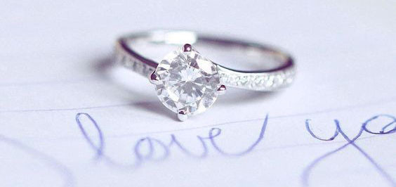 a clear diamond close-up