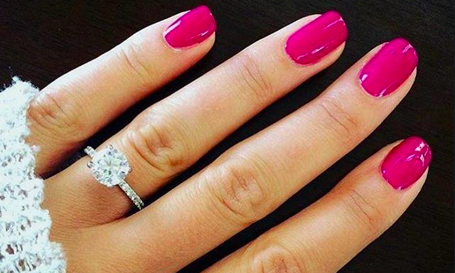 Engagement ring from BAUNAT with channel setting