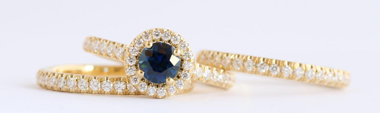 Eternity rings as stackable rings at BAUNAT